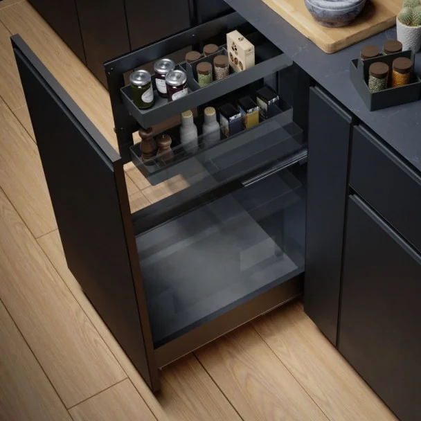 Étagère Garde-manger Coulissante Nova Flat Latérale pour Cuisine