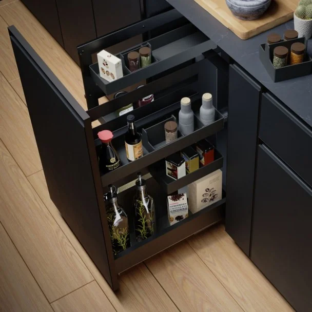 Étagère de garde-manger Tiroir Nova Flat pour Cuisine | Menage Confort