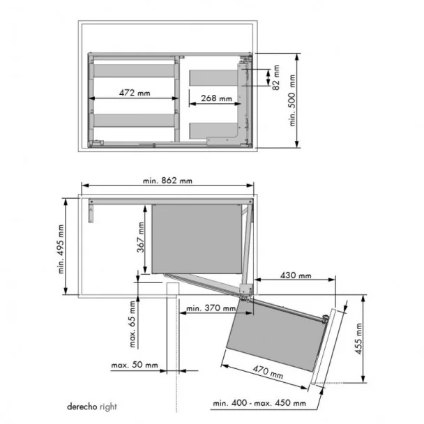Châssis Extractible Articulé Nova Flat | Menage Confort Cuisine