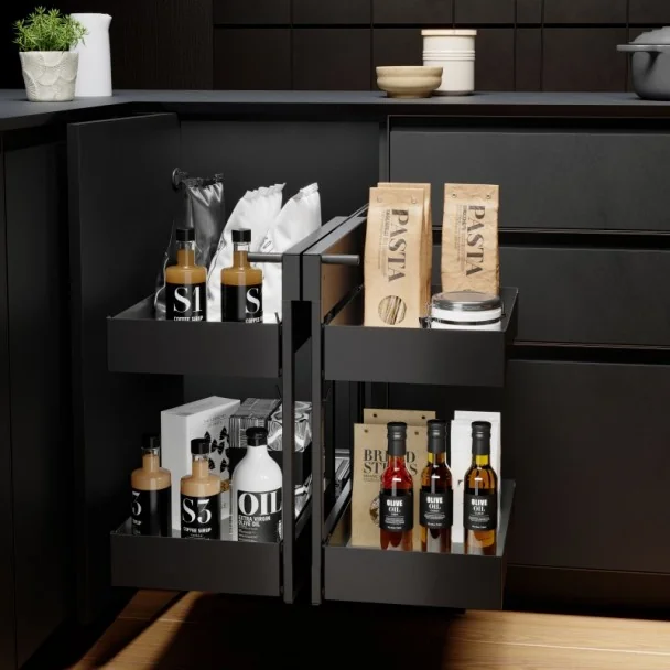 Cadre Extractible d'Angle Nova Flat | Aménagement Confort Cuisine