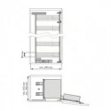 Colonne Garde-Manger Nova Flat pour Cuisine | Menage Confort