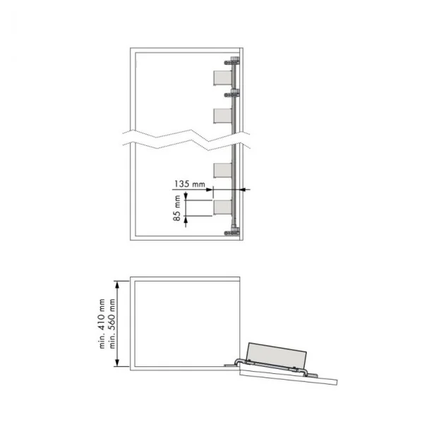 Étagère de Garde-Manger Nova Flat pour Cuisine | Menage Confort