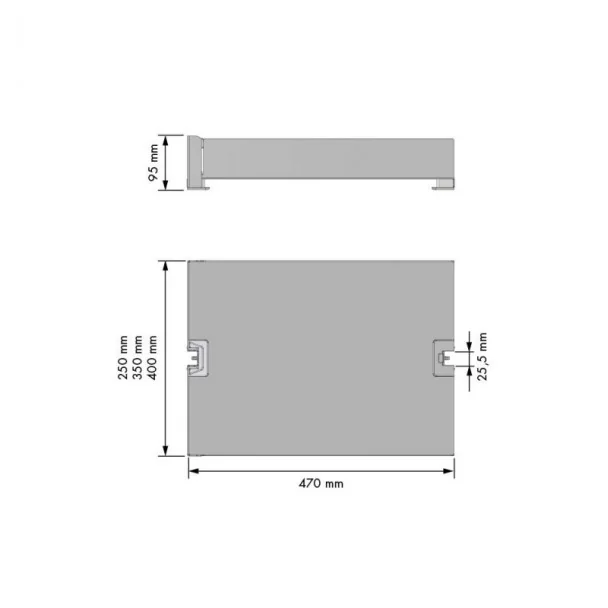 Panier pour Colonne Extractible Nova Flat | Menage Confort