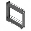 Casier à bouteilles coulissant Anthracite Compact | Menage Confort