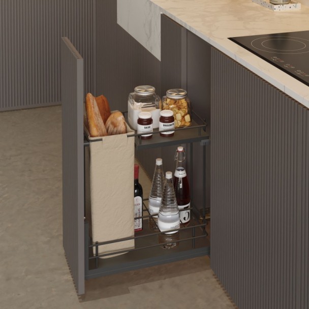 Casier à bouteilles Panero Extrait Anthracite Compact Basal