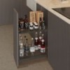 Casier à bouteilles Extractible Anthracite Compact Basal