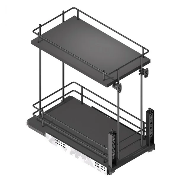 Casier à bouteilles Extractible Anthracite Compact Basal | Menage Confort