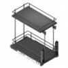 Casier à bouteilles Extractible Anthracite Compact Basal