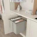 Trémie à linge amovible pour porte battante | Menage Confort