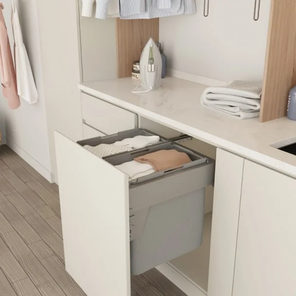 Trémie à Linge Amovible pour Fixation Frontale | Menage Confort