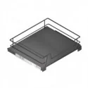 Panier Coulissant Polyvalent Anthracite Compact pour Cuisine