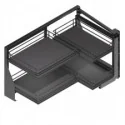 Châssis articulé extractible Compact Anthracite pour Cuisine