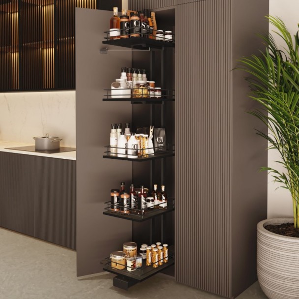 Colonne Garde-Manger Anthracite Titán Compact