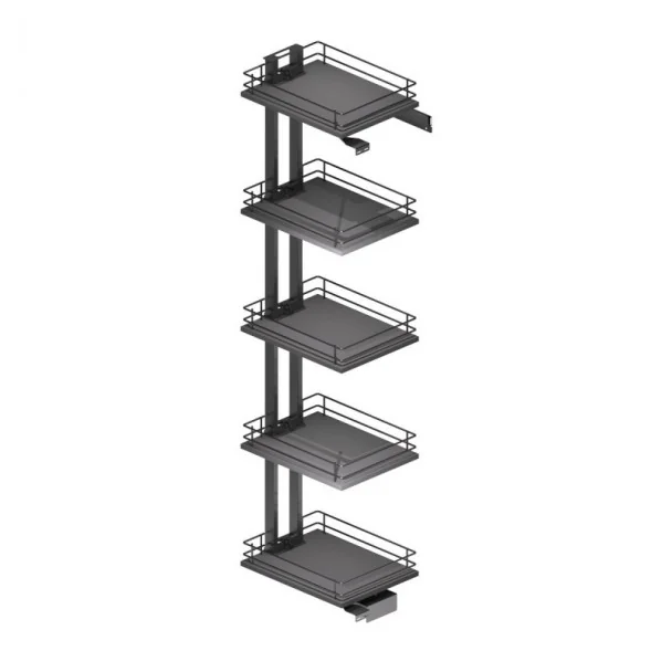 Colonne Garde-Manger Anthracite Titán Compact Cuisine | Menage Confort