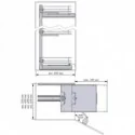 Colonne Garde-Manger Anthracite Titán Compact Cuisine | Menage Confort