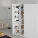 Étagère de Garde-manger Chrome Compact pour Cuisine | Menage Confort