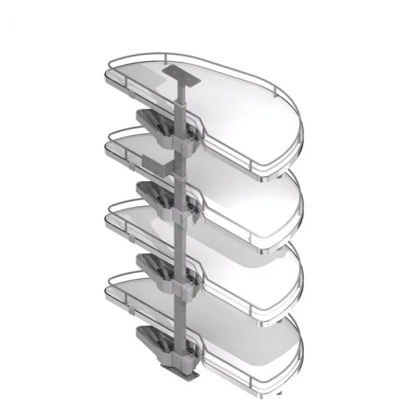Colonne Coulissante Chrome Dolphin II Compact pour Cuisine