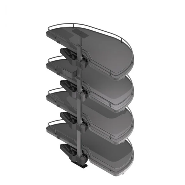 Colonne Coulissante Anthracite Dolphin II Compact pour Cuisine