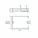 Panier pour Colonne Extractible Anthracite Compact | Menage Confort