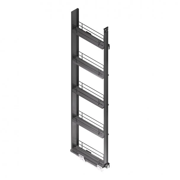 Colonne extractible Casier à bouteilles Anthracite Compact pour cuisine