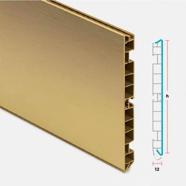 Plinthe en PVC Finition Or pour Cuisine