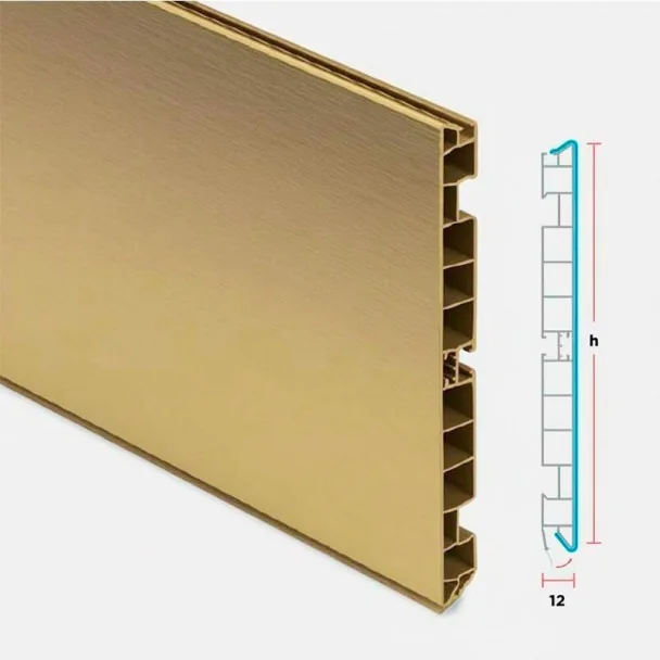 Plinthe en PVC Finition Or pour Cuisine