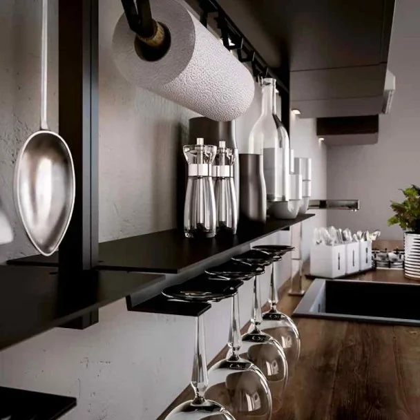 Étagère en aluminium