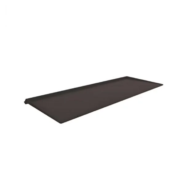 Étagère en aluminium au fini noir