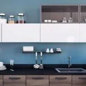 Étagère en aluminium au fini noir