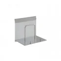Porte-tablette en aluminium et verre