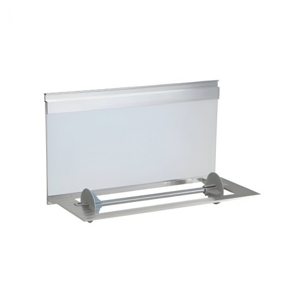 Porte-rouleau en Aluminium et Verre