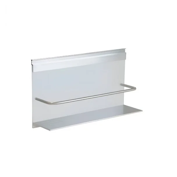 Étagère à épices en aluminium et verre