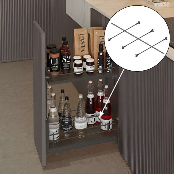 Séparateur Anthracite pour Extractibles Compacts