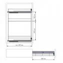 Module De Rack Amovible Avant 3 Hauteurs De Ligne Classique