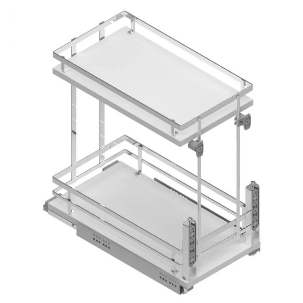 Wine Rack Amovible Chrome Guides Basale Plat