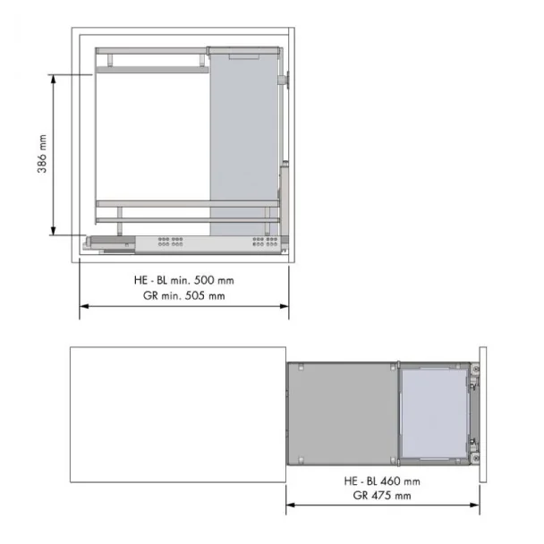 Casier À Vin Panero Amovible Chrome Guides Basale Plat
