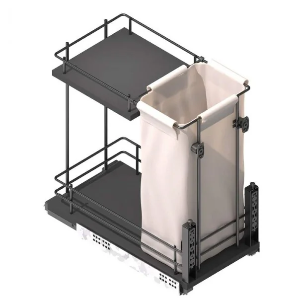 Casier à bouteilles Panero Extrait Anthracite Compact | Menage Confort