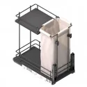 Casier à bouteilles Panero Extrait Anthracite Compact | Menage Confort