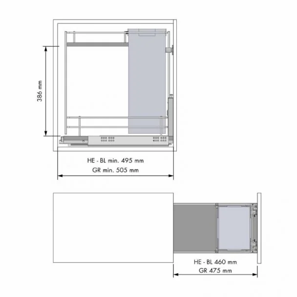 Module De Rack-Panero Amovible De La Ligne De Front Compact