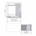 Module De Rack-Panero Amovible De La Ligne De Front Compact