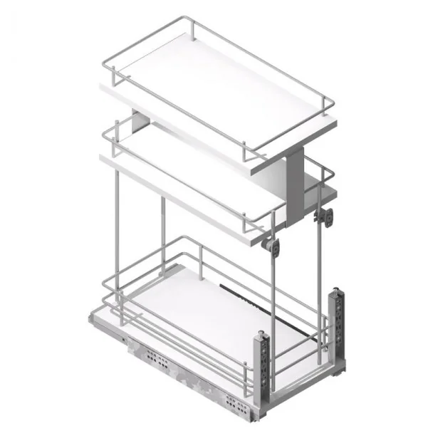 Support à Bouteilles Amovible 3 Hauteurs Compact