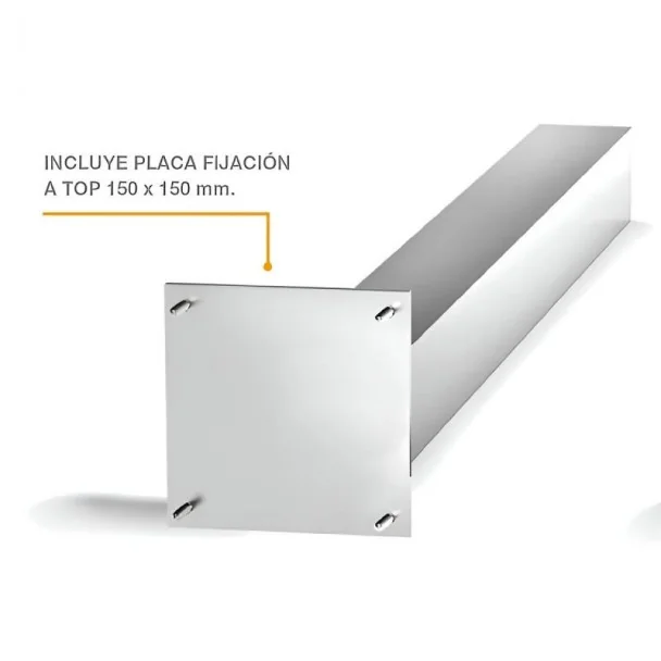 Lot de 2 Pieds de 900 mm pour Péninsule de Cuisine