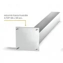 Lot de 2 Pieds de 900 mm pour Péninsule de Cuisine