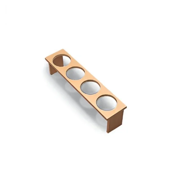 Porte-Bouteille En Hêtre à Fond Perforé