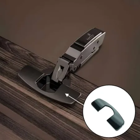 Cache Cuvette pour Charnières Sensys Obsidian Black | Hettich 9117130