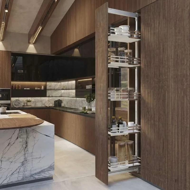 Kit Cadre Colonne Extractible 5 Paniers Infinity Plus | Cucine Oggi