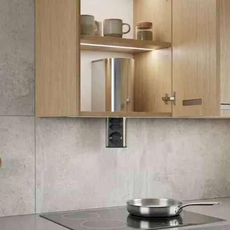 Tour de Prises Élevator 2 Inox + Cover Box | Batchmann