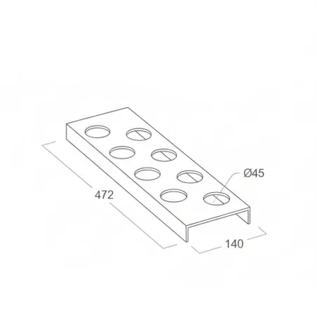Porte-espèces pour 8 Cuibus / Cucine Oggi BN521.004.001