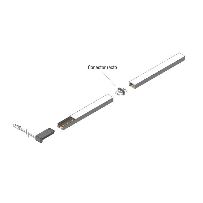 Connecteur Droit pour Lumière Led Moovie 1 | L&S 750300243