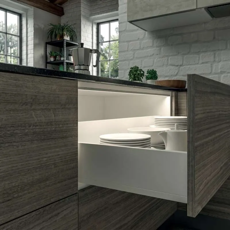Profil Lumière LED Kiton pour Intérieur Meubles/Tiroirs de Cuisine